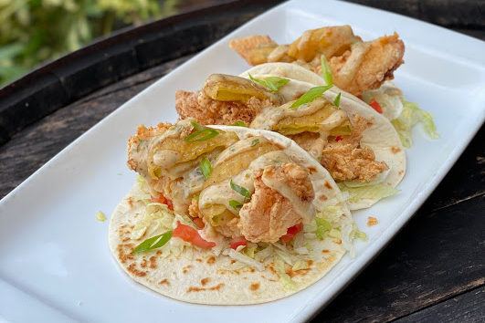 Grouper Poboy Tacos Zim Zari California Coastal Grill